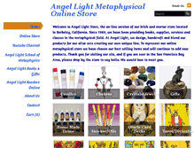 Tablet Screenshot of angellightstore.com